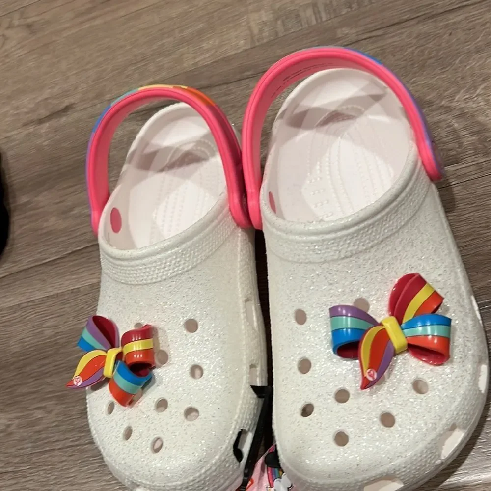 🎉Final Deal 🎉JoJo Siwa sparkly blow crocs